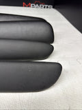 01-06 BMW OEM E46 M3 Coupe Trim Armrest Pads Set Black 8238622