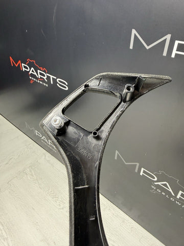 08-13 BMW E90 E92 E93 M3 Lower Steering Wheel Trim Cover Plate Alcantara