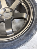 17x9 MATTE BRONZE TE37 STYLE WHEELS FITS HONDA CIVIC EG EK S2000