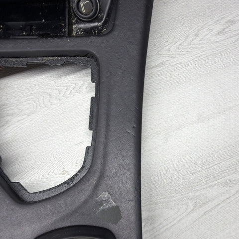 09-13 BMW E90 E92 M3 MANUAL CIC LEATHER CENTER CONSOLE TRIM