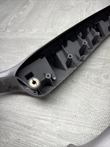 01-06 BMW E46 M3 Brushed Aluminum/Grey Door Trim Armrests Front