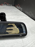 01-06 BMW E46 M3 Rearview Rear View Mirror SOS *Liquid Damage*