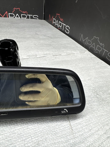 01-06 BMW E46 M3 Rearview Rear View Mirror SOS *Liquid Damage*