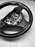 11-13 BMW F10 535i 528i 550i Sport Steering Wheel Black OEM