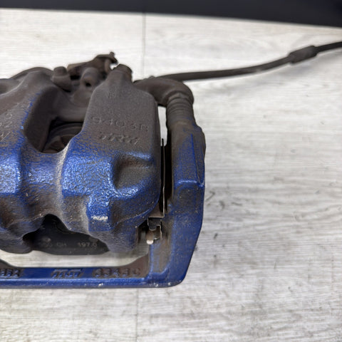 12-17 BMW M5 F10 M6 F06 F12 F13 Rear Brake Caliper w/ EPB Motor OEM Blue Left