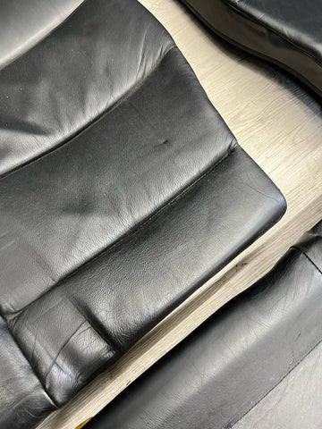 95-99 BMW E36 M3 Coupe Rear Bench + Folding Backrest Back Rest Seats Black