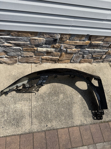 20-25 PORSCHE TAYCAN 9J1 FRONT LEFT DRIVER FENDER PANEL W/ POWER CHARGE DOOR