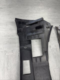 01-06 BMW E46 M3 LEFT RIGHT DRIVER FRONT BUMPER COVER GUARD BRACKET PAIR 2695247