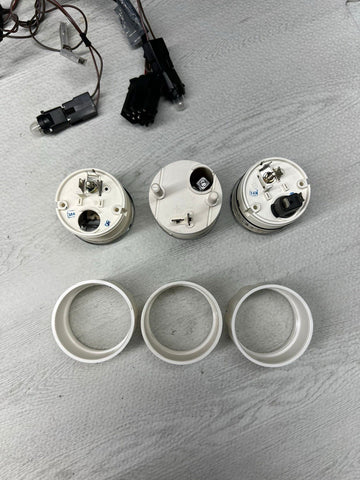 BMW E36 Z3M Z3 M Center Dash Battery Voltage Voltmeter Gauges Meters Set OEM