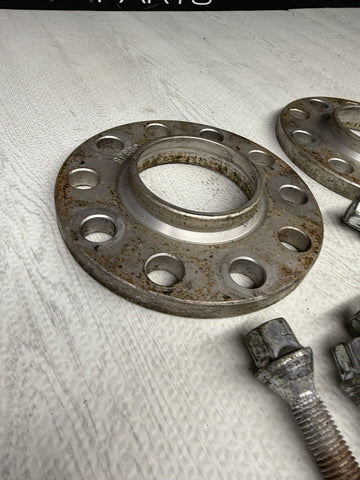 12.5MM Spacers + Extended Bolts PAIR 5x120 BMW E SERIES