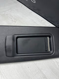 08-13 OEM BMW E92 328 335 M3 Coupe Right Passenger Sun Visor Black Vinyl