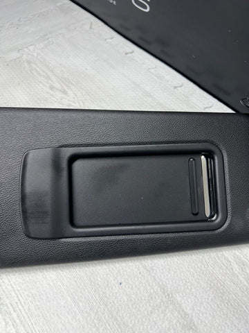 08-13 OEM BMW E92 328 335 M3 Coupe Right Passenger Sun Visor Black Vinyl