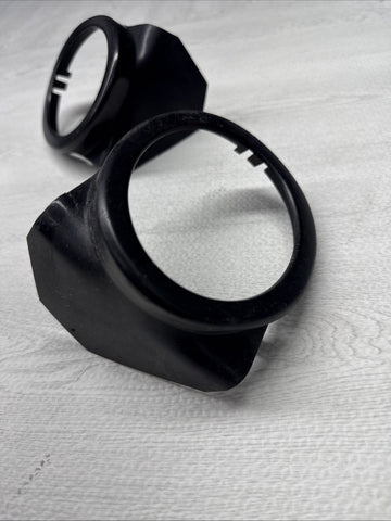 01-06 BMW E46 M3 FRONT FOG LIGHT COVERS SURROUND TRIMS 51112695255 GENUINE