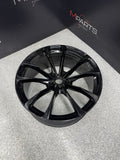 2019-2024 Lamborghini Urus Front Wheel Black Rim 23x10 ET28 OEM