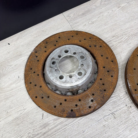 15-20 OEM BMW F87 F80 F82 M3 M4 Front Left Right Brake Disc Rotors Pair