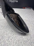 2006-2008 BMW E63 E64 M6 Door Left Driver Mirror Sapphire Black *Broken Glass