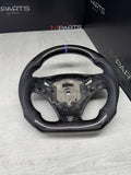08-13 BMW E90 E92 E93 M3 OHC Carbon fiber Steering Wheel Tri Stitched DCT