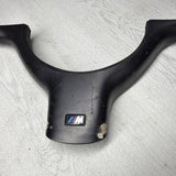 OEM 01-06 BMW E46 M3 Lower Steering Wheel Trim Cover Plate Black