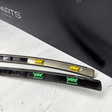 BMW E46 325 330 M3 Roof Rails Moldings Trims Pair Coupe OEM