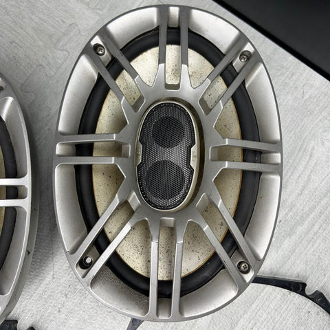 Polk Audio DB691 6-by-9-Inch 3-Way Car Speakers (Pair, Silver) 100W RMS POWER