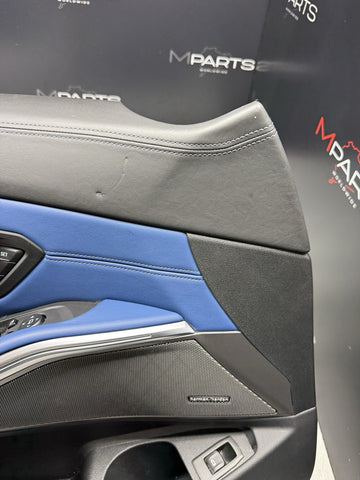 BMW 21-26 G80 M3 Sedan Front Left Driver Side Door Panel Fjords Blue