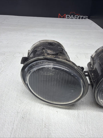 01-06 BMW E46 M3 Front Left Right Passenger Driver Bumper Fog Lights Clear OEM