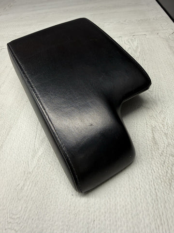 01-06 BMW E46 M3 Center Console Armrest Arm Rest Black Leather Top