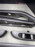 01-06 BMW E46 M3 Coupe Interior Armrests Trim Set Wrapped  *NOTES*