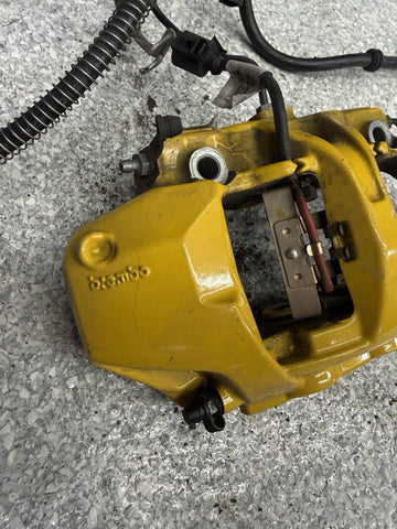 Porsche 22-25 GT4 RS GT4RS Rear Left PCCB Caliper Assembly OEM Yellow