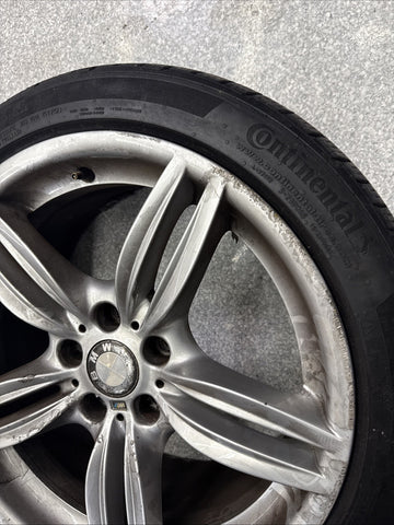 OEM BMW F10 F13 Front Wheel Rim 19x8.5 ET33 M Double Spoke Style 351 Silver