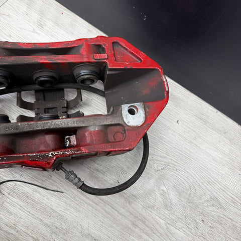 21-25 OEM BMW G80 G82 M3 M4 Front Passenger Side Brake Caliper Brembo Red