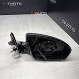 13-16 BMW F10 M5 RIGHT PASSENGER SIDE MIRROR NO CAMERA SAPPHIRE BLACK *DAMAGE