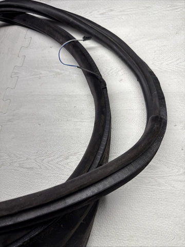 BMW E46 M3 01-06 Right Passenger Side Door Weather Strip Seal Black OEM