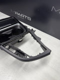 15-20 BMW F80 F82 F83 M3 M4 Front Cup Holder Center Console Trim White Stitching