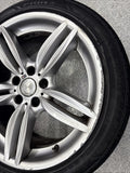 OEM BMW F10 F13 Front Wheel Rim 19x8.5 ET33 M Double Spoke Style 351 Silver