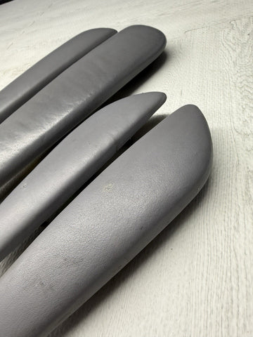 01-06 BMW E46 M3 Convertible Door Arm Rest Armrest Pads Grey