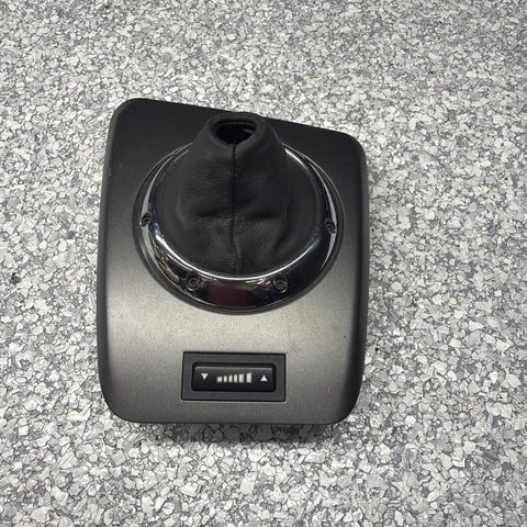 01-06 BMW E46 M3 Center Dome SMG Shift Plate Titan Shadow Grey