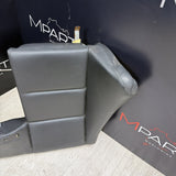 BMW 01-06 E46 M3 Convertible Rear Seat Back Rest Cushion Black Leather Backrest