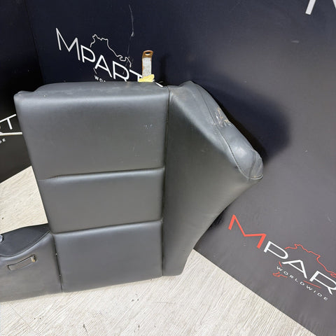BMW 01-06 E46 M3 Convertible Rear Seat Back Rest Cushion Black Leather Backrest