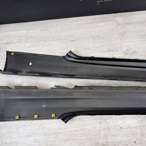 08-13 BMW E92 E93 M3 OEM Right Left Passenger Side Skirt Rocker Panels Black