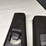 GENUINE BMW E46 B Pillar Trims Column Cover Pillars Pair Black *Peeling*