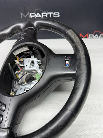 BMW Steering Wheel 01-06 E46 M3 Stock MANUAL 32342282020 GRADE B