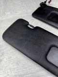 07-13 BMW E88 E93 128 328 335 M3 Convertible Sun Visors Black 7139447 7139448