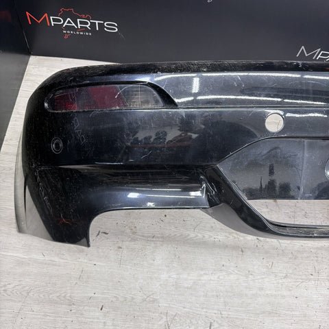 (PICKUP ONLY) 06-10 BMW E63 E64 M6 OEM Rear Bumper Sapphire Black *Bent*