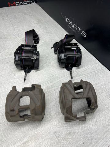 15-20 OEM BMW F82 F83 M4 Competition Rear Seat Belts Seatbelts Retractors Pair