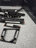 01-06 BMW E46 M3 Convertible Interior Armrests Trim Set Titan Shadow *Notes*