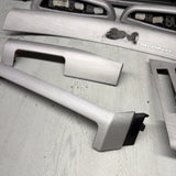 01-06 BMW E46 M3 Convertible Interior Armrests Trim Set Brushed Aluminum *Notes*