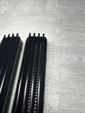01-06 BMW E46 M3 BLACK Right Left Fender Vents Grille Grills Trims NO EMBLEM