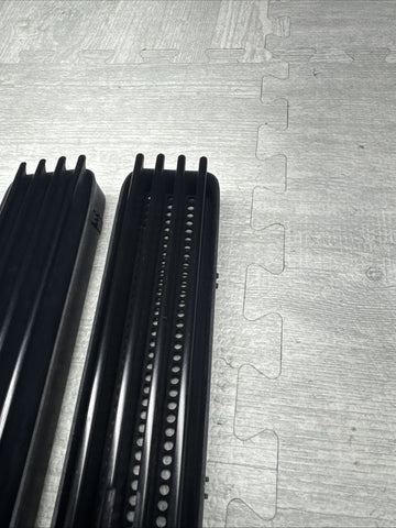 01-06 BMW E46 M3 BLACK Right Left Fender Vents Grille Grills Trims NO EMBLEM