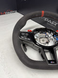 BMW M3 G80 G81 M4 G82 G83 LCI STEERING WHEEL M-POWER ALCANTARA CARBON OEM